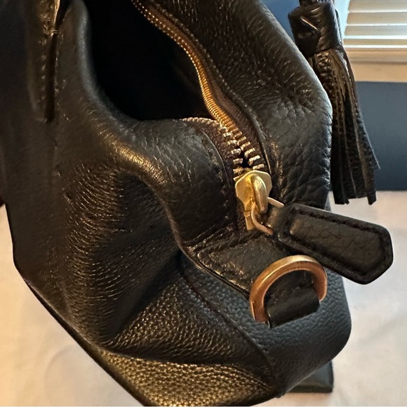 Tory Burch McGraw Slouchy Satchel Bag & Saffiano Leather Continental Zip Wallet - Picture 6 of 16